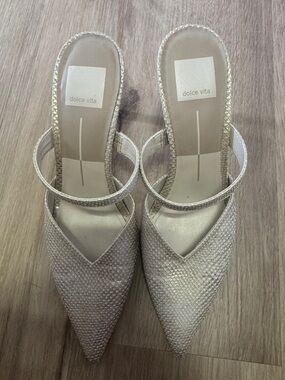 Dolce Vita Kanika Pointed Toe Mules Heels 7.5